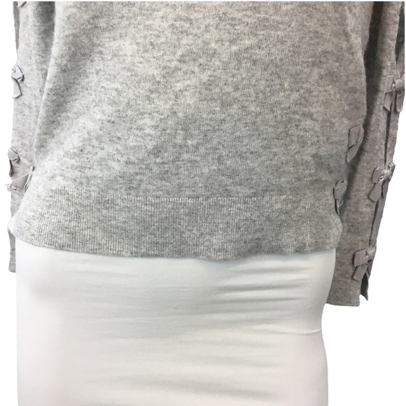 Ted Baker Sakarie Women's Bow Detail Knit Sweater Wool Cashmere Blend Size 0 - Picture 3 of 13